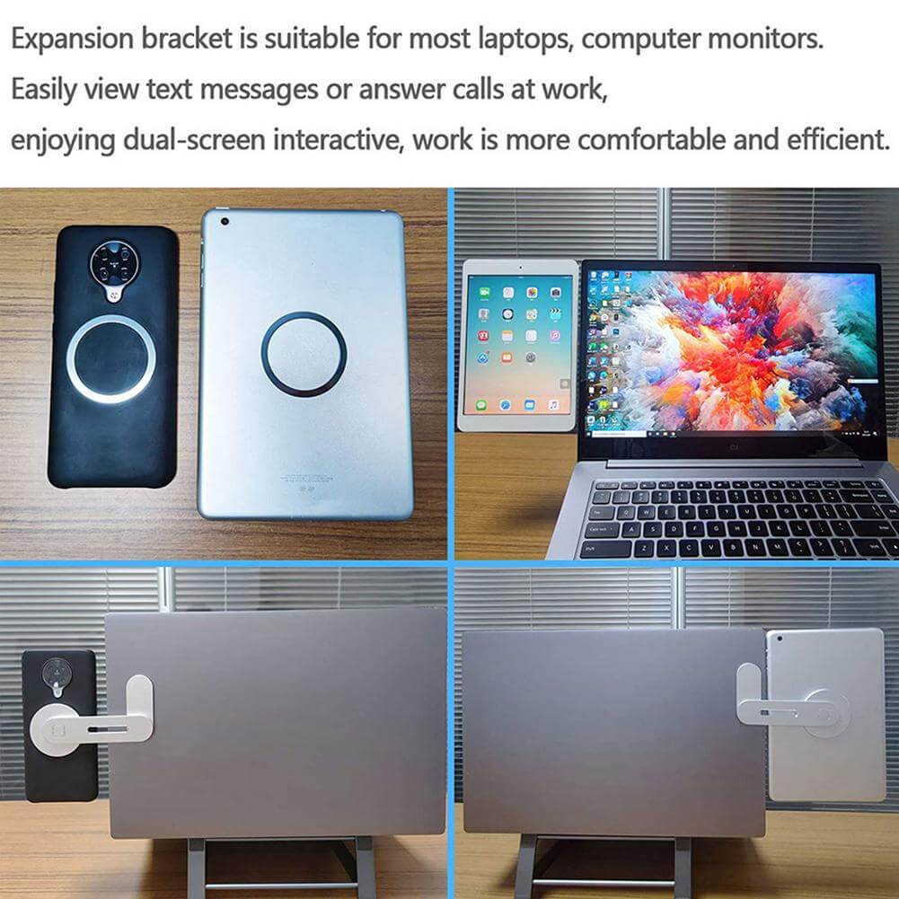 Support de Téléphone Magnétique pour ordinateur pliable et portable