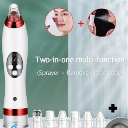 Aspirateur pour Points Noirs 2-en-1 : Nettoyage en Profondeur et Hydratation de la Peau