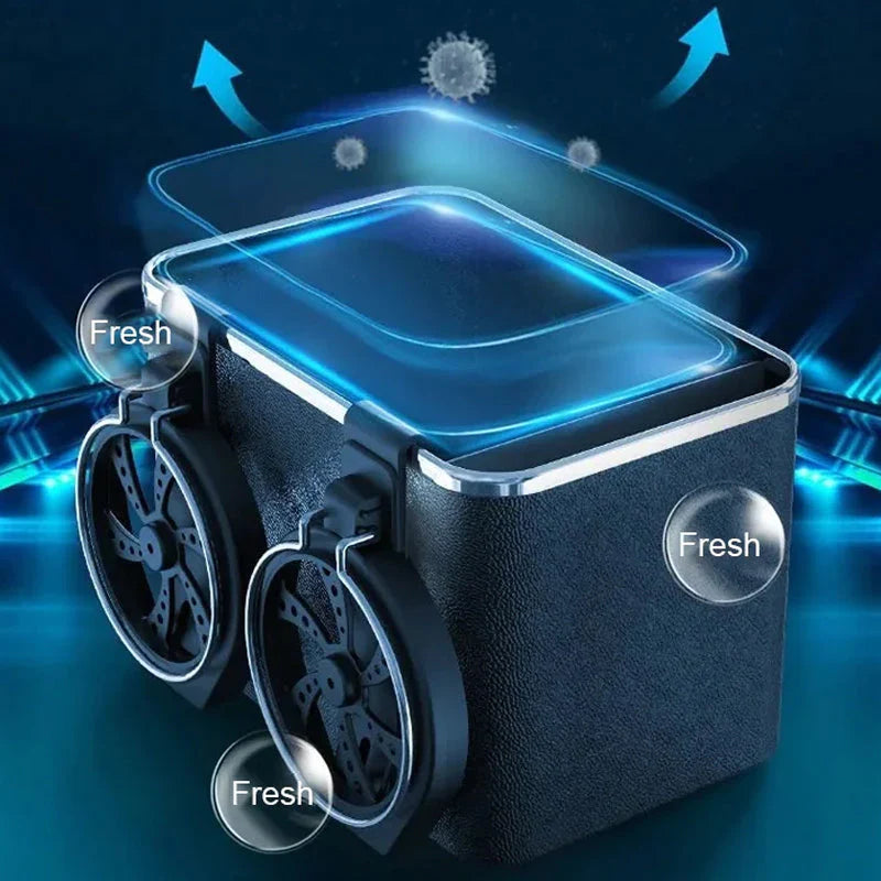 boîte de rangement pour les accoudoirs de voiture