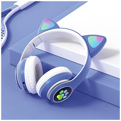 Casque Bluetooth Headset Cat Ear Headphones Wireless