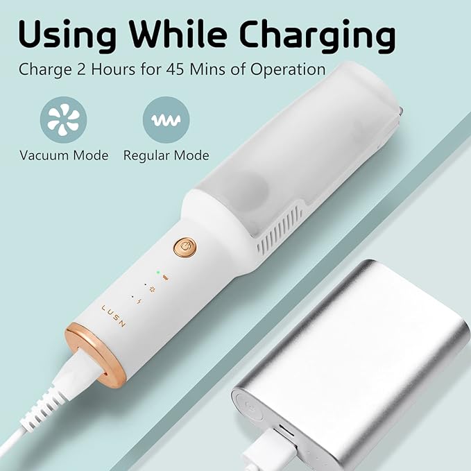 Tondeuse à cheveux pour bébé utilisation sous vide et sans fil