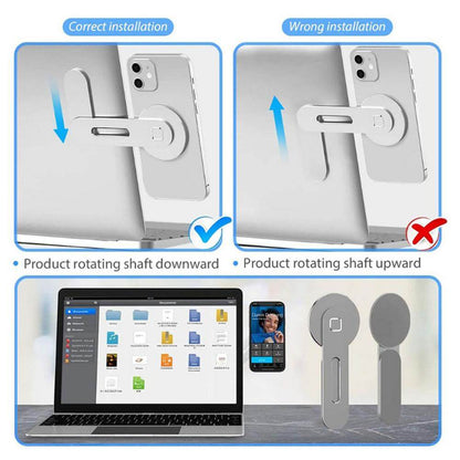 Support de Téléphone Magnétique pour ordinateur pliable et portable