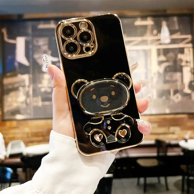 Coque de téléphone avec support de placage