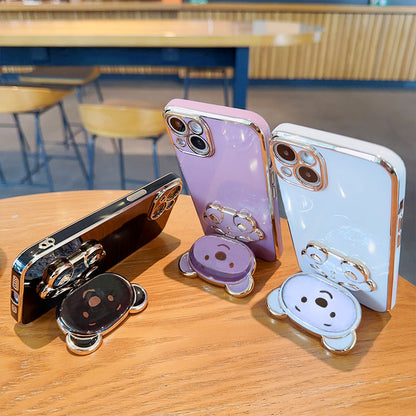 Coque de téléphone avec support de placage