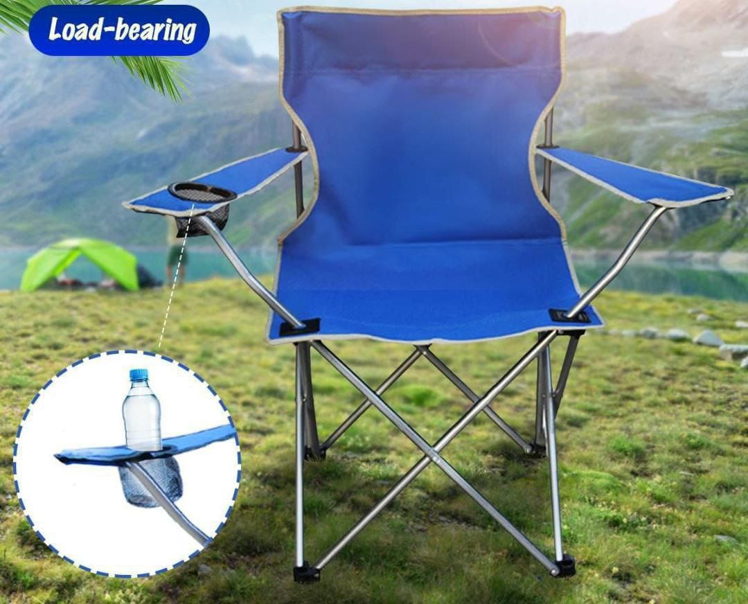 Chaise de camping confortable pliable et pratique