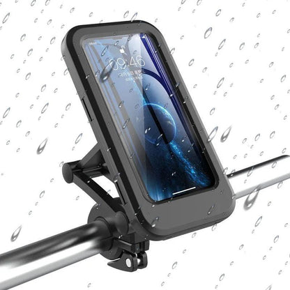 Support de téléphone de moto étanche et rotatif