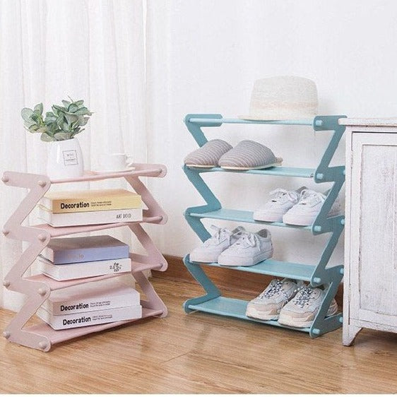 Étagère à chaussures à quatre niveaux