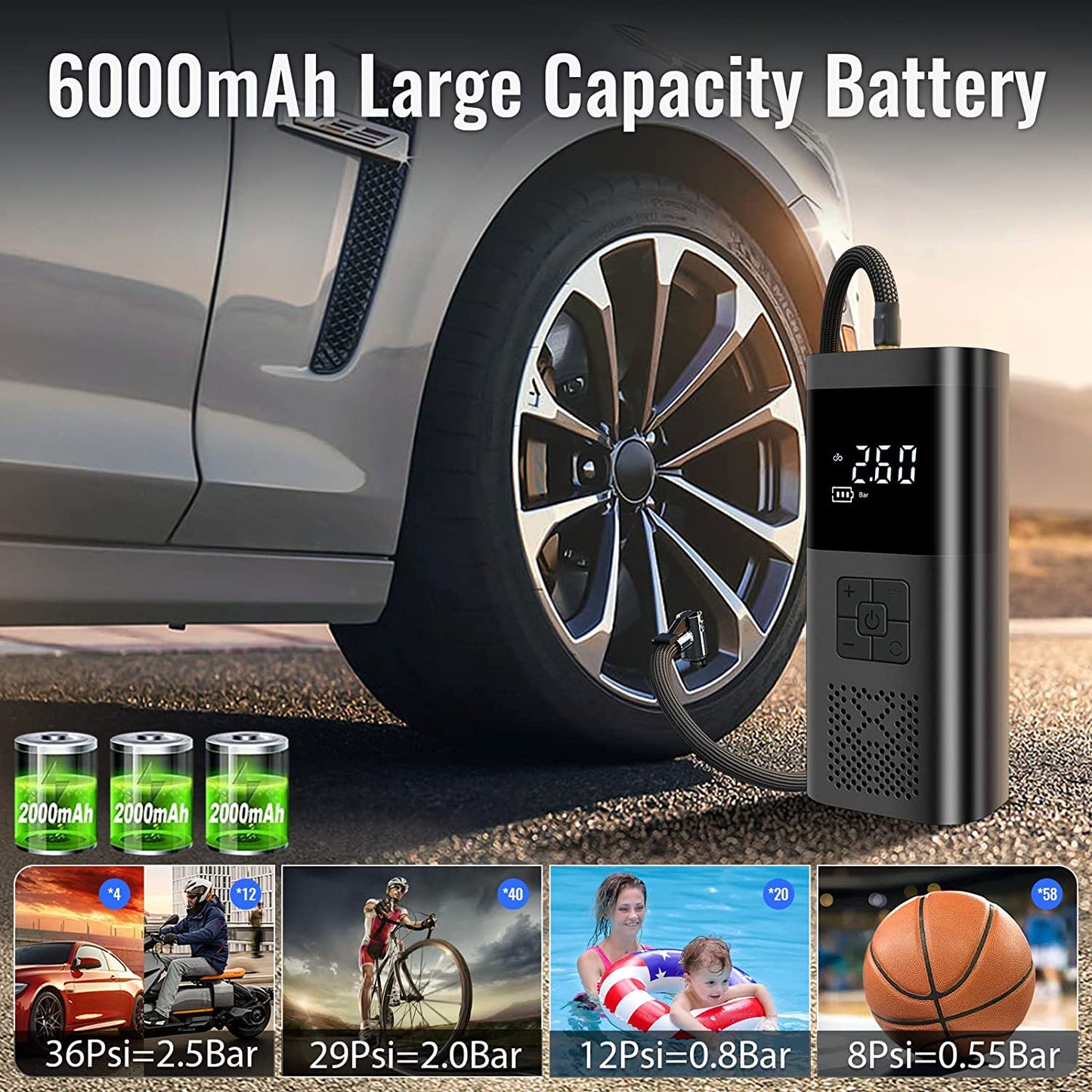 Pompe à Air Électrique & Portable Smart