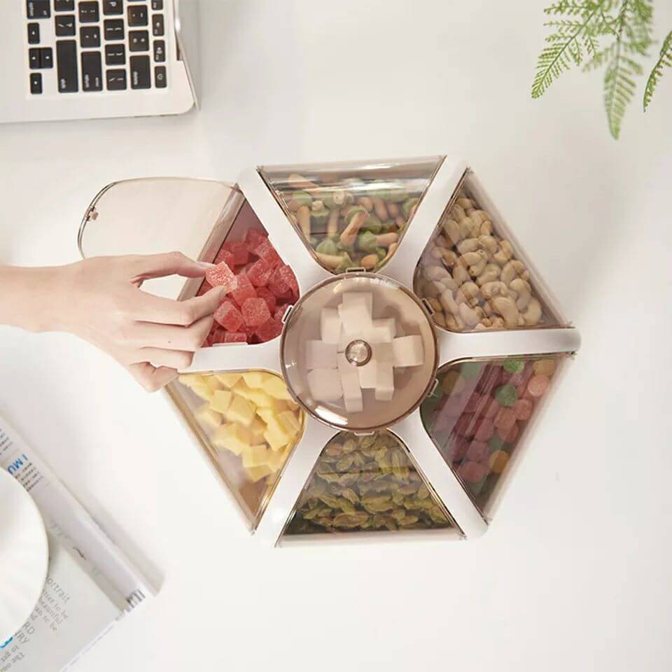 Boîte à Fruits Secs Marima ,rangement compartimentée