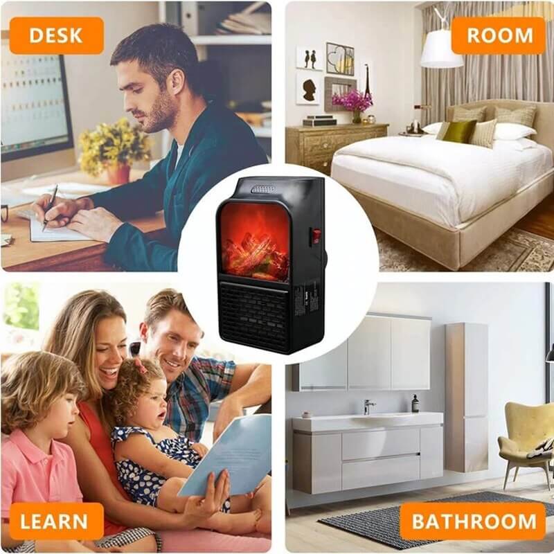 Chauffage à Flamme Électrique Portable Marima Maison Maroc rabat casablanca marrakech tanger agadir