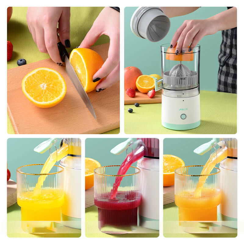 Mini Presse-Fruits à Pression de Citron Orange Portable , Rechargeable