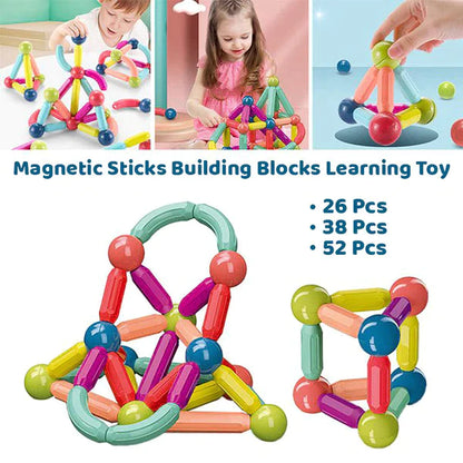 Blocs de construction de bâtons magnétiques pour le développement précoce des enfants