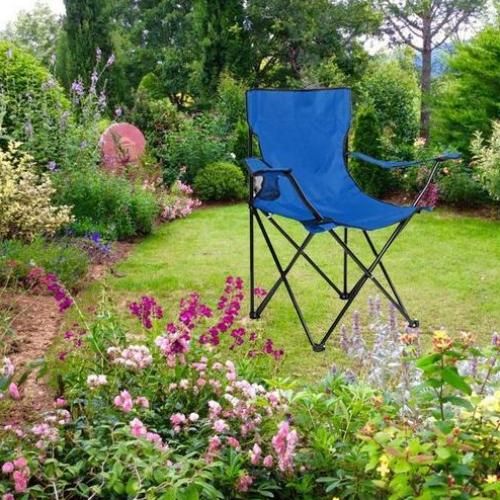 Chaise de camping confortable pliable et pratique