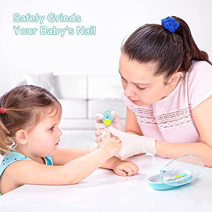 Sécurité : ne causera aucun dommage aux cuticules de bébé ou aux lits d'ongles souples, et vous pouvez rapidement couper et polir leurs petits ongles des pieds et des doigts.