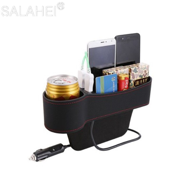 Organisateur de siège de voiture, multifonctionnel avec double chargement USB