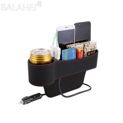 Organisateur de siège de voiture, multifonctionnel avec double chargement USB