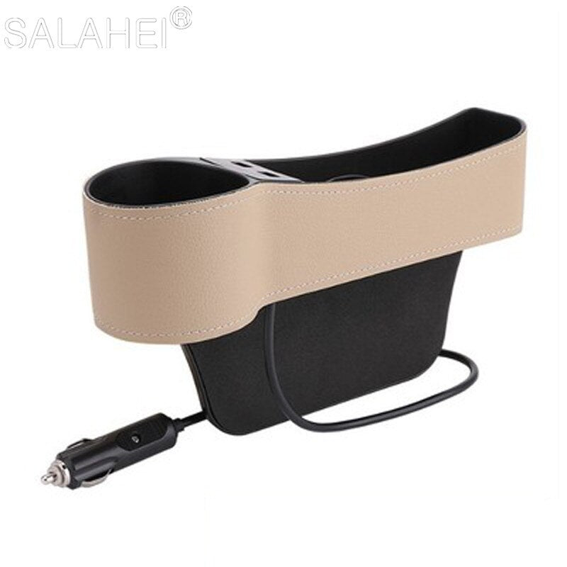 Organisateur de siège de voiture, multifonctionnel avec double chargement USB