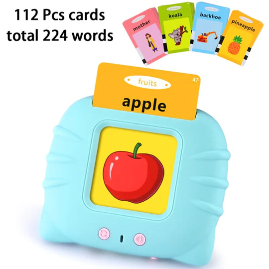 Generic Cartes Flash Parlantes Jouets d'apprentissage anglais Petits  Machine à Lire avec 224 Mots à prix pas cher