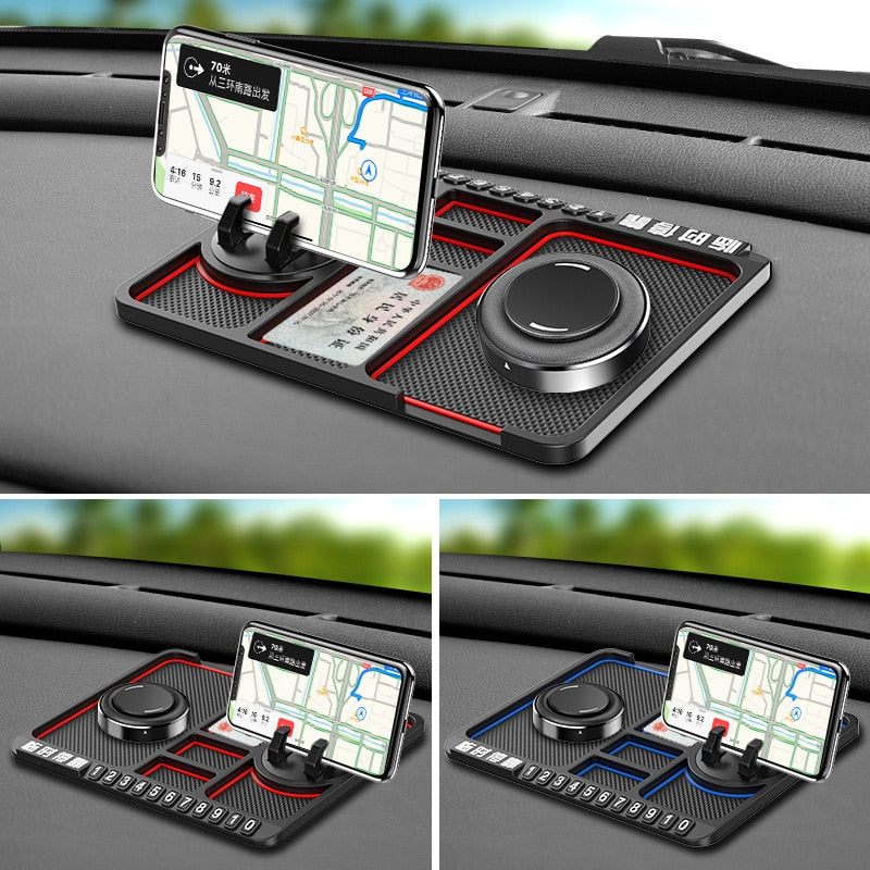 Support de téléphone de Voiture 4 en 1 Tableau de Bord de Voiture