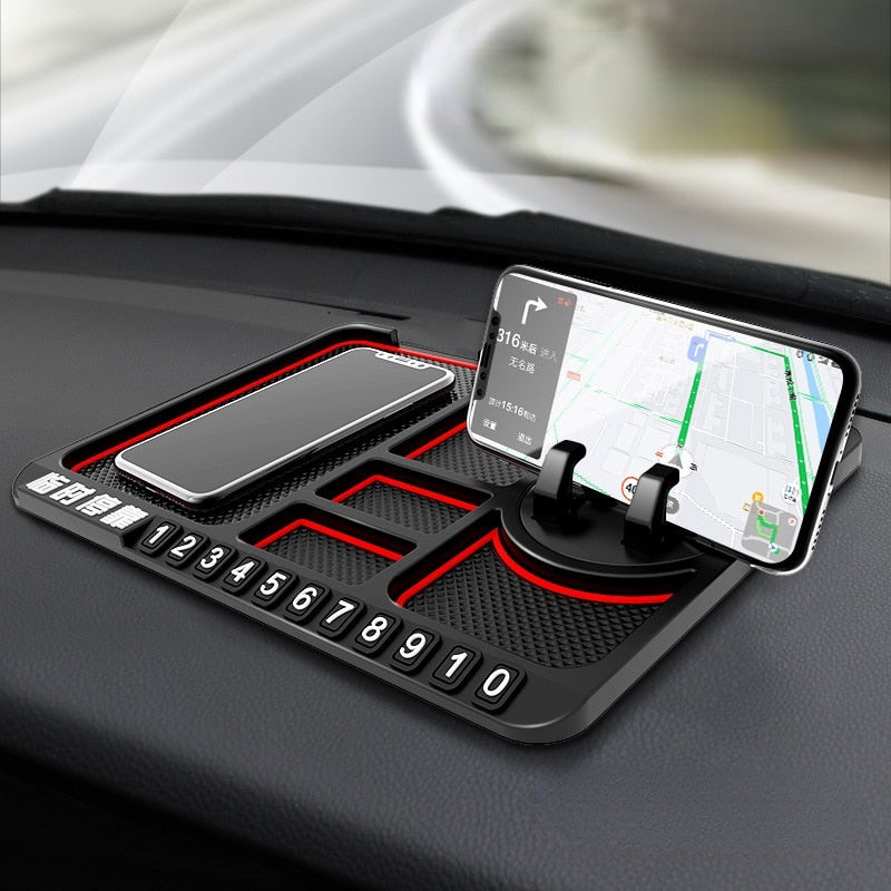 Support de téléphone de Voiture 4 en 1 Tableau de Bord de Voiture