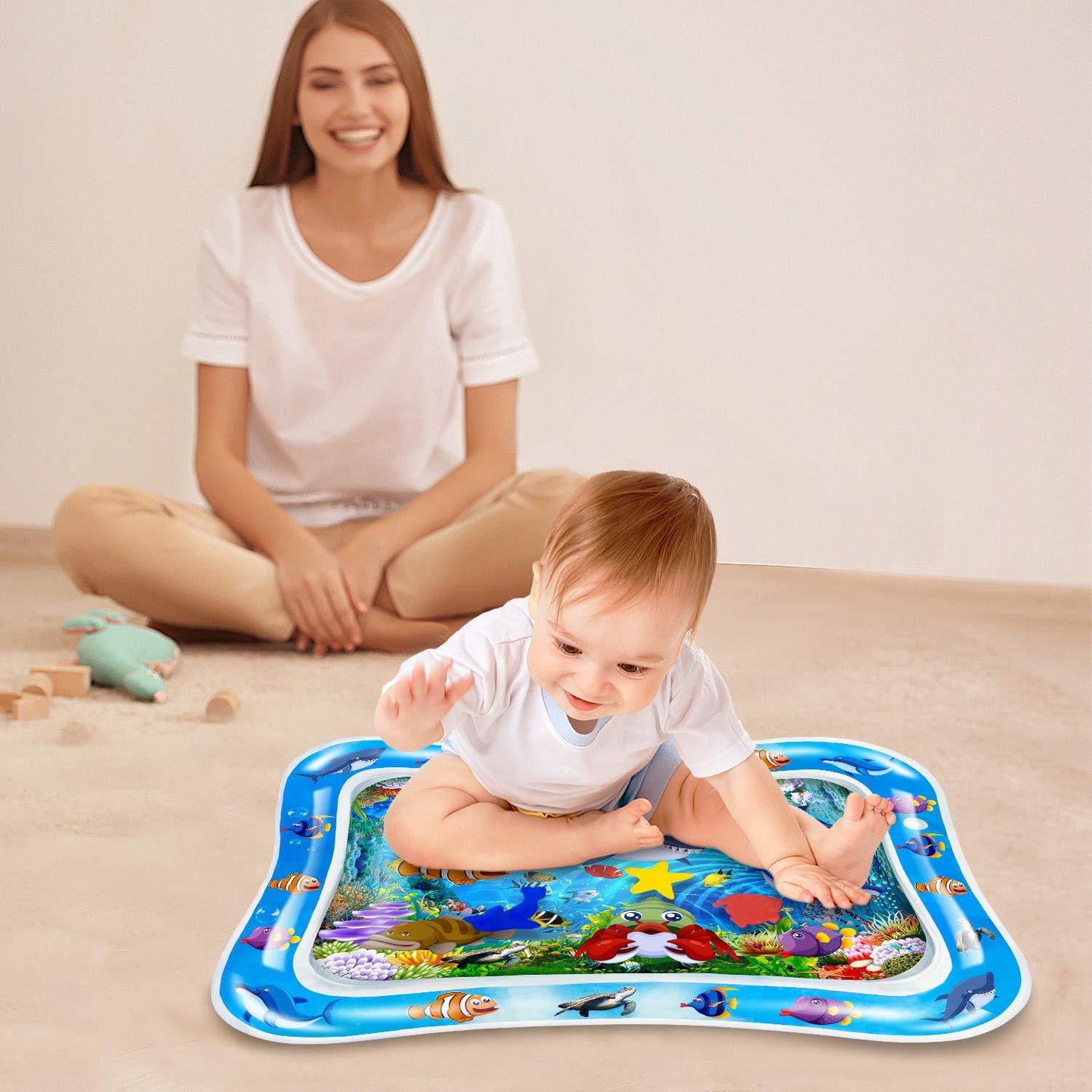 Tapis d'éveil gonflable pour bébé