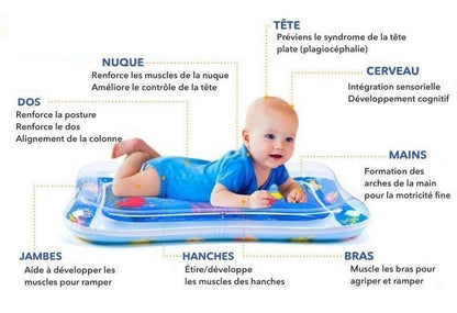 Tapis d'éveil gonflable pour bébé