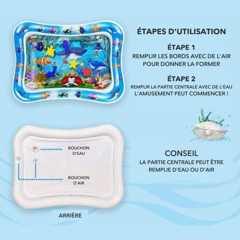 Tapis d'éveil gonflable pour bébé