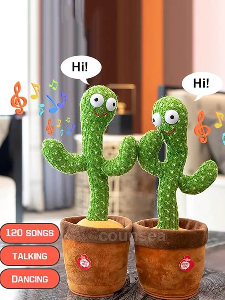 Jouets en Peluche de Cactus, Chantant et Dansant Cactus pour